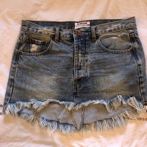 One Teaspoon Denim Skirt - Size 28
